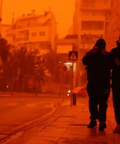 Gökyüzünü Kızıla Boyayan Çöl Tozu Türkiye'ye Yetişti!