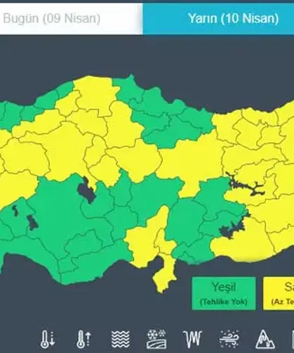 Hatay’a Sarı Kodlu Uyarı: Sağanak Yağış Sürecek!