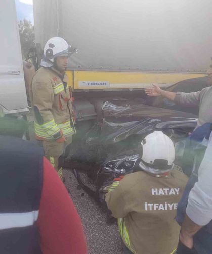 Kırıkhan'da trafik kazası: 1 yaralı