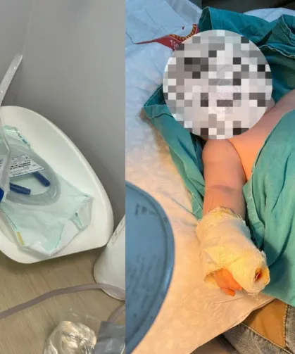 Hatay'da Hastanede Şok İddia: 5 Aylık Bebeğin Parmağı Kesildi !