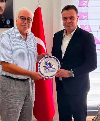 Hatay Musevi Cemaati Başkanı Cenudioğlu’ndan HESOB’a Ziyaret
