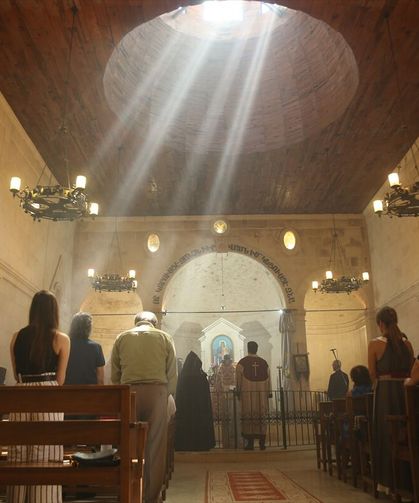 Hatay'daki Tarihi Kilisede Restorasyon Çalışmaları Ayinle Başladı