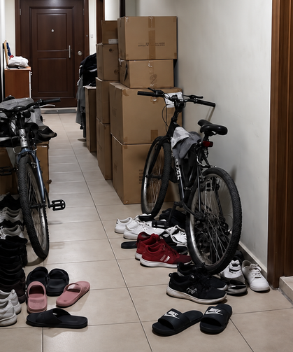 Apartmanlarda Kapı Önüne Eşya Bırakan Hataylılar Dikkat!