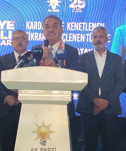 Hayati Yazıcı Hatay’da: Deprem Sonrası Çalışmalar Masaya Yatırıldı