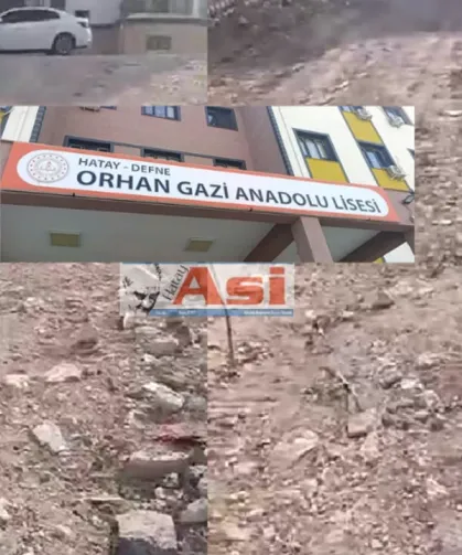 Haberimiz Ses Getirdi: Orhan Gazi Anadolu Lisesi Yolu Asfaltlandı!