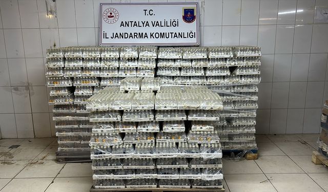 1070 litre kaçak alkol ele geçirildi