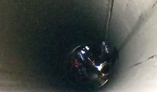 Tünele düşen işçi yaralandı