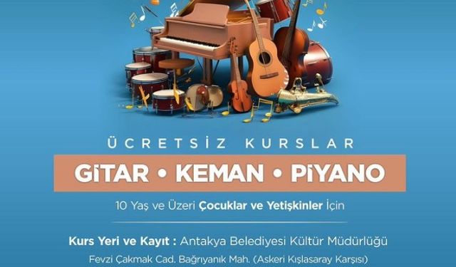 Gitar, Keman Ve Piyano Kurs Kayıtları Devam Ediyor