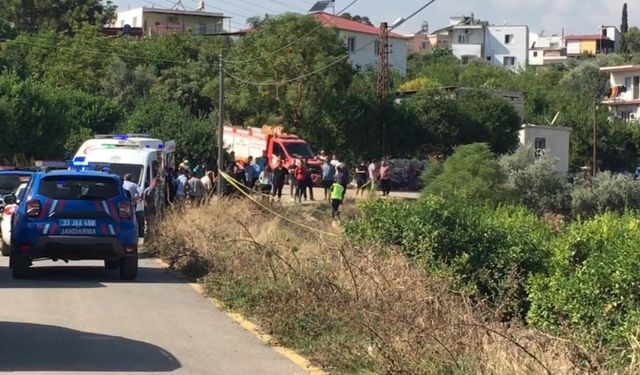 Mersin'de sulama kanalına düşen motosikletin sürücüsü öldü