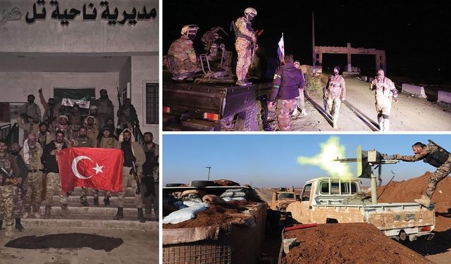 Suriye'de Her yere Türk bayrağı asıyorlar !