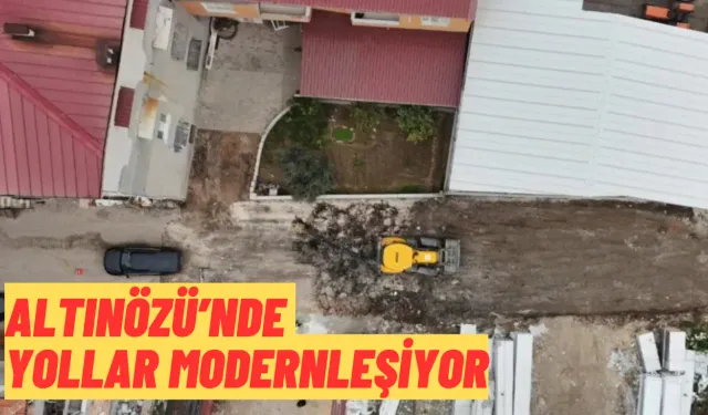 Altınözü’nde Yol Çalışmaları Hızla Devam Ediyor
