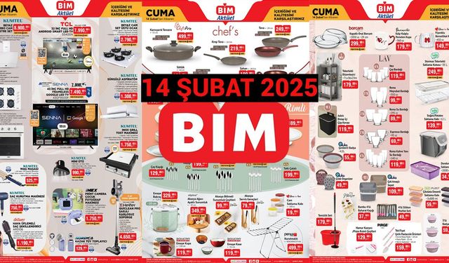BİM 14 Şubat 2024 Aktüel Ürünler Kataloğu