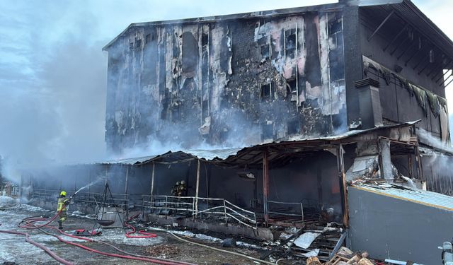 Uludağ'da otelde yangın çıktı ! 1  Kişi Hayatını Kaybetti