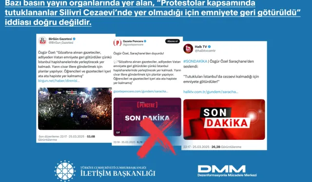 Silivri'de tutuklulara yer kalmadığı iddialarına İletişim'den yanıt