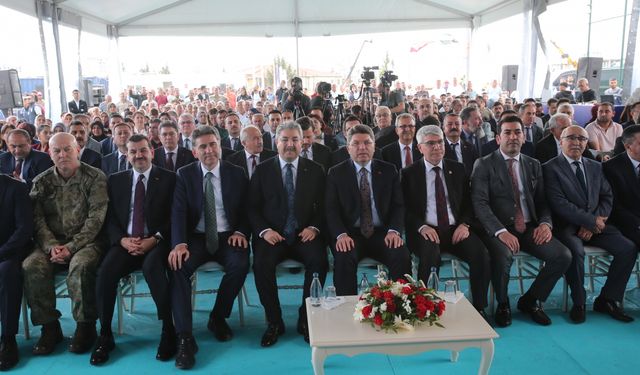 Adalet Bakanı Tunç, Osmaniye'de adalet sarayı temel atma töreninde konuştu: