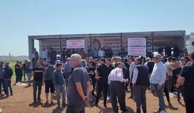 Reyhanlı’da Çiftçiden Alım Fiyatı Protestosu