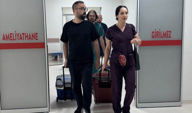 Antalya'da beyin ölümü gerçekleşen kişinin organları 3 hastaya umut olacak