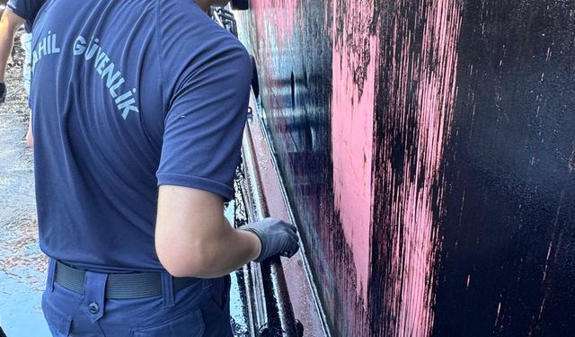 Çanakkale'de denizi kirleten gemiye 8 milyon 281 bin lira ceza kesildi