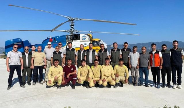Hatay’da Yangın Ekiplerine Moral Desteği