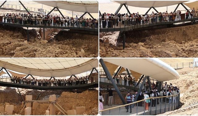 "Tarihin sıfır noktası" Göbeklitepe'de ziyaretçi yoğunluğu yaşanıyor