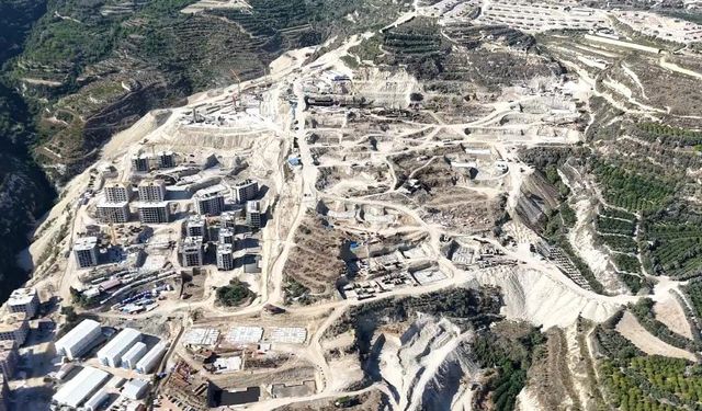 Samandağ Hıdırbey TOKİ Konutlarında Hummalı Çalışma