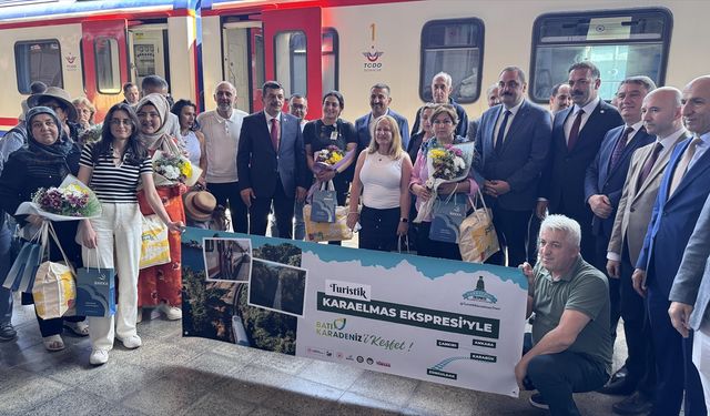 Turistik Karaelmas Ekspresi, Zonguldak'a ulaştı