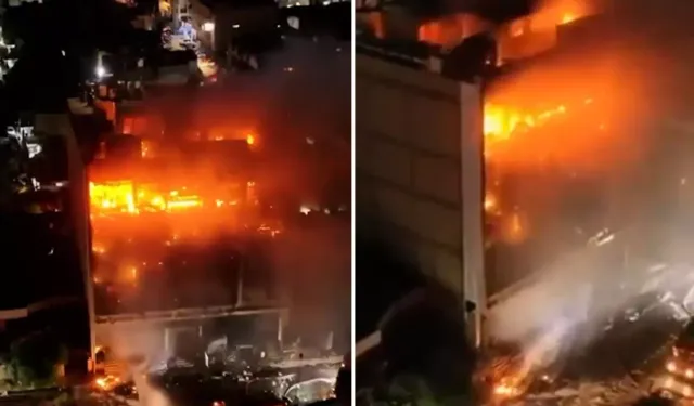 Irak'ta alışveriş merkezinde yangın! Çok sayıda ölü yaralı var