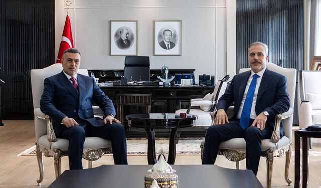 Dışişleri Bakanı Fidan, Basra Valisi İdani'yi Ankara'da kabul etti
