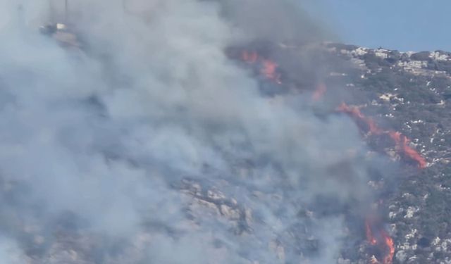 Habib-i Neccar Dağı’nda Yangın