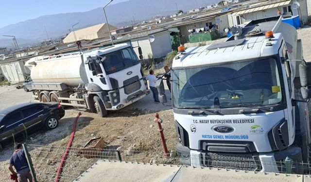 Defne Konteyner Kentlerde Hayat Durdu: Ne Su Var Ne Çözüm