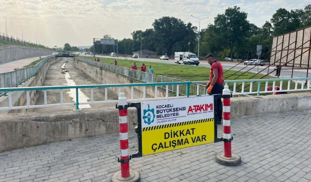 Kocaeli Stadı çevresinde hummalı çalışma