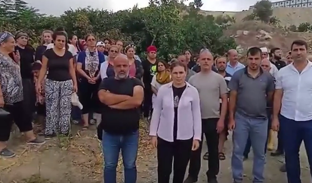 Samandağ'da Vatandaşlar Toprak Nöbetinde! "Toprağımızı Vermeyeceğiz"