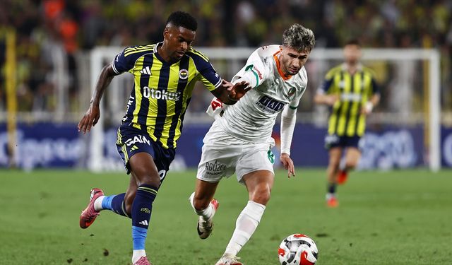 Fenerbahçe, Alanyaspor maçında 2 puan bıraktı