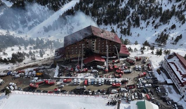 Kartalkaya'daki otel yangına ilişkin davaya 22 Eylül'de devam edilecek