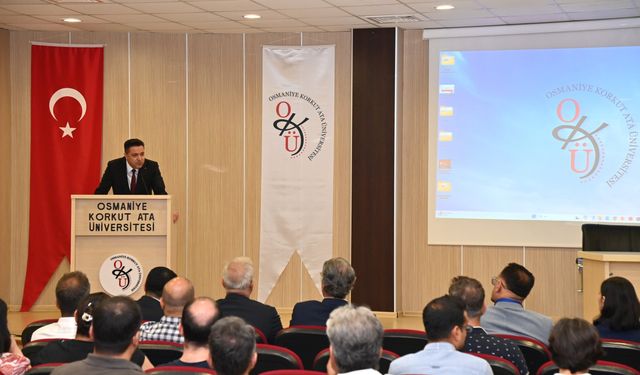 OKÜ'de akreditasyon bilgilendirme toplantısı düzenlendi