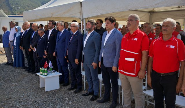 Osmaniye'de Türk Kızılay aşevinin temeli atıldı