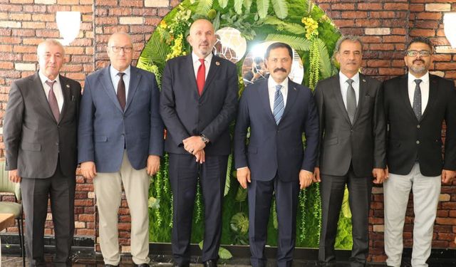 Türkiye Muhtarlar Konfederasyonu Başkanı Delibalta'dan Hatay Valisi Masatlı'ya ziyaret