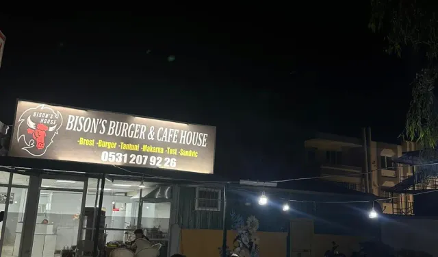 Bison's Burger & Cafe House Tomruksuyu'nda Hizmete Girdi!
