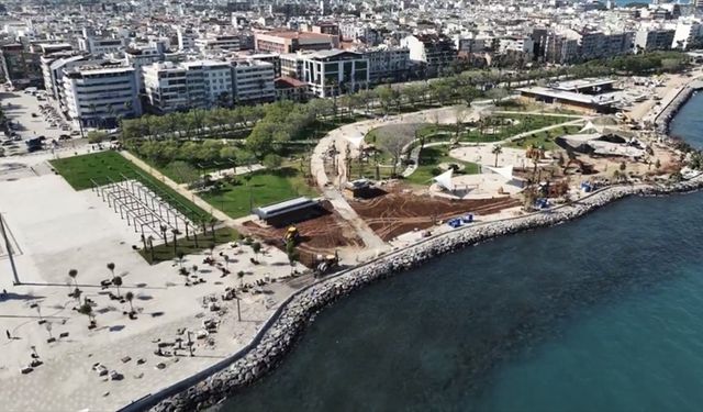 İskenderun sahilinde düzenleme ve yenileme projesi sürüyor