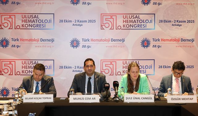 51. Ulusal Hematoloji Kongresi Antalya'da yapıldı