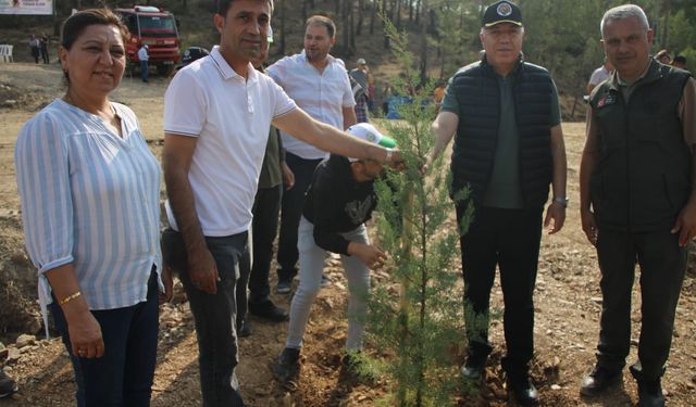 Adana, Mersin ve Hatay'ın ilçelerinde Milli Ağaçlandırma Günü'nde fidan dikildi