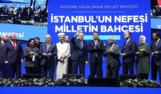 Cumhurbaşkanı Erdoğan'dan, Atatürk Havalimanı Millet Bahçesi açılış programına ilişkin paylaşım