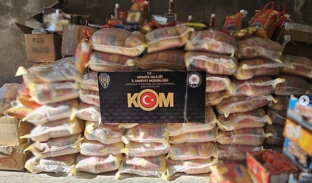 Isparta’da kaçak gıda ve elektronik sigara operasyonu: 2 gözaltı
