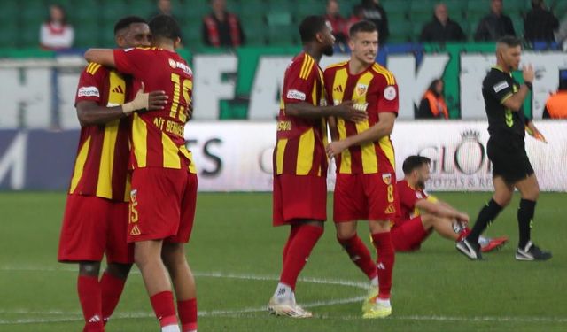 Kayserispor, Çaykur Rizespor'u mağlup etti