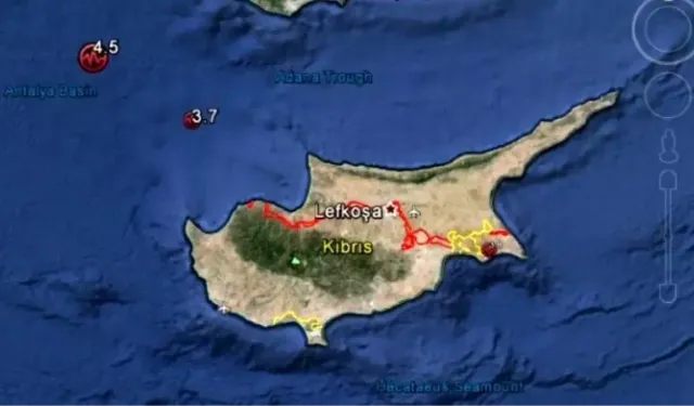 Kıbrıs'ta 5.1 Büyüklüğünde Deprem!