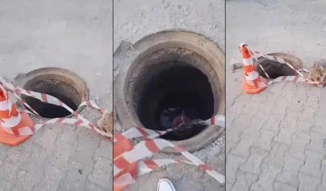 Kırıkhan’da Tehlike Çukuruna Dönüşen Rögar Tepki Çekti