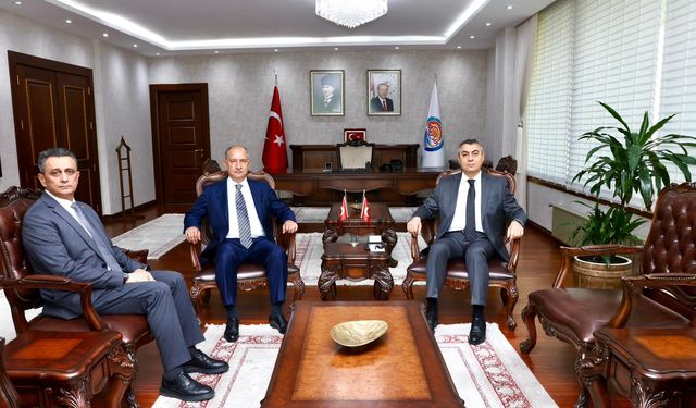 Tarım ve Orman Bakan Yardımcısı Polat, Vali Toros'a ziyarette bulundu