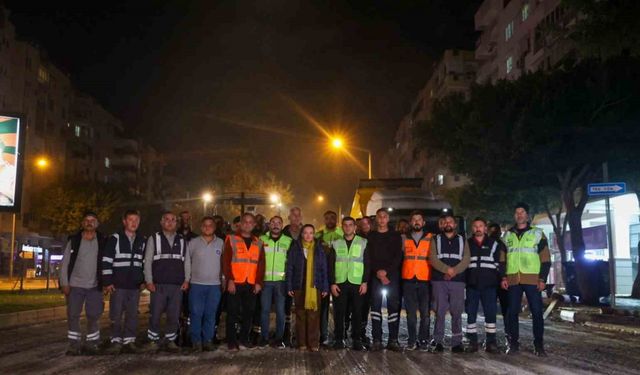 100. Yıl Bulvarı’nda asfalt çalışmasının ilk etabı tamamlandı