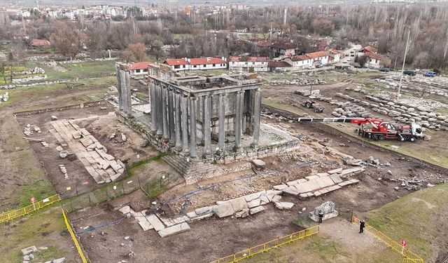Aizanoi'deki Zeus Tapınağı'nın restorasyon çalışmalarına gelecek yıl başlanacak