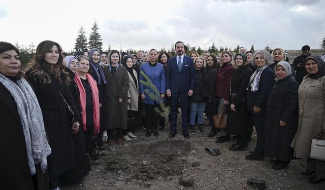 AK Parti tarafından 'Türk Dünyası Hatıra Ormanı' oluşturuldu